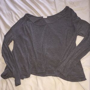 Grey gooey long sleeves